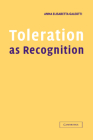 Toleration as Recognition By Anna Elisabetta Galeotti Cover Image
