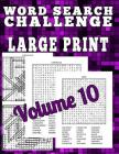 Word Search Challenge Large Print: Word Search Challenge Large Print By Puzzle Barn Press Cover Image