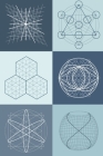 Notebook: Sacred Geometry design with six signs, dot grid paper Cover Image