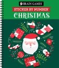 Brain Games - Sticker by Number: Christmas (28 Images to Sticker - Santa Cover - Bind Up) Cover Image