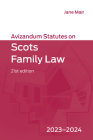Avizandum Statutes on Scots Family Law: 2023-2024 Cover Image