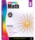 Spectrum Math Workbook, Grade 8: Volume 9 Cover Image