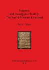 Sargonic and Presargonic Texts in The World Museum Liverpool (BAR International #2135) By Eric L. Cripps Cover Image