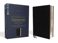 Niv, Thompson Chain-Reference Bible, Large Print, European Bonded Leather, Black, Red Letter, Comfort Print By Frank Charles Thompson (Editor), Zondervan Cover Image