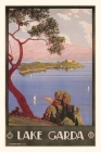 Vintage Journal Lake Gada, Italy Travel Poster By Found Image Press (Producer) Cover Image
