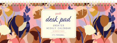 Posh: Desk Pad Undated Weekly Calendar By Andrews McMeel Publishing Cover Image