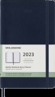 Moleskine 2023 Weekly Notebook Planner, 12M, Large, Sapphire Blue, Soft Cover (5 x 8.25) Cover Image