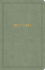 KJV Large Print Personal Size Reference Bible, Sage Suedesoft LeatherTouch By Holman Bible Publishers (Editor) Cover Image