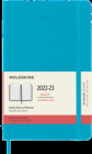 Moleskine 2023 Daily Planner, 18M, Large, Manganese Blue, Hard Cover (5 x 8.25) By Moleskine Cover Image