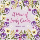 A Year of Lovely Quotes Wall Calendar 2024 (Art Calendar) By Flame Tree Studio (Created by) Cover Image