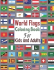 World Flags Coloring Book: A great geography gift for kids and adults: Color in flags for all countries of the world with color guides to help. . By Giant Journals Cover Image