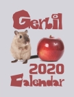 Gerbil 2020 Calendar By Gerbil Calendar Cover Image