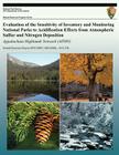 Evaluation of the Sensitivity of Inventory and Monitoring National Parks to Acidification Effects from Atmospheric Sulfur and Nitrogen Deposition: App By T. C. McDonnell, G. T. McPherson, S. D. Mackey Cover Image