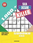 1,000 + Sea jigsaw killer sudoku 8x8: Logic puzzles easy levels By Basford Holmes Cover Image