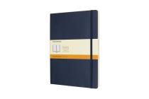 Moleskine Classic Notebook, Extra Large, Ruled, Sapphire Blue, Soft Cover (7.5 x 10) By Moleskine Cover Image