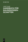 Handbuch Für Baugenossenschaften By Adolf Scheidt Cover Image