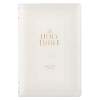 KJV Bible Giant Print Standard Faux Leather White By Christian Art Gifts (Created by) Cover Image