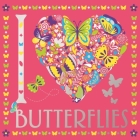 I Heart Butterflies (I Heart Pocket Colouring) By Beth Gunnell (Illustrator), Hannah Davies (Illustrator), Sally Moret (Illustrator) Cover Image
