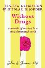 Beating Depression and Bipolar Disorder Without Drugs: A Memoir of Survival in a Male-Dominated World By Julia a. Sherman Cover Image