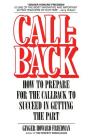 Callback: How to Prepare for the Callback to Succeed in Getting the Part (Limelight) Cover Image