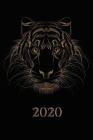 2020: Agenda semainier 2020 - Calendrier des semaines 2020 - Design noir tigre By Gabi Siebenhuhner Cover Image