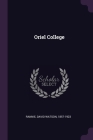 Oriel College By David Watson Rannie Cover Image