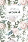 Journal Notebook: Pink Floral Journal For Women College Ruled 6x9 Lined Journal Watercolor Flowers Cover Image