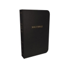 KJV, Thinline Reference Bible, Bonded Leather, Black, Indexed, Red Letter Edition By Thomas Nelson Cover Image