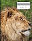 Lion Narrow Ruled Composition Book By Terri Jones Cover Image