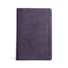 CSB Giant Print Reference Bible, Plum LeatherTouch, Indexed Cover Image