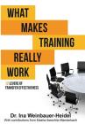 What Makes Training Really Work: 12 Levers of Transfer Effectiveness By Ina Weinbauer-Heidel, Masha Ibeschitz-Manderbach Cover Image