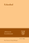 Eckenlied (Altdeutsche Textbibliothek #78) By Martin Wierschin (Editor) Cover Image