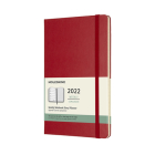 Moleskine 2022  Weekly Planner, 12M, Large, Scarlet Red , Hard Cover (5 x 8.25) By Moleskine Cover Image