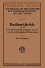 Radioaktivität Und Die Neueste Entwickelung Der Lehre Von Den Chemischen Elementen Cover Image