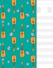 Ukulele Tab Notebook: 6 String Chord and Tablature Staff Music Paper for Students & Teachers, Girly Ukuleles Cover By Amadeus Publications Cover Image