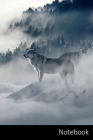 Notebook: ウルフ、オオカミ、森、冬 ノー| Cover Image