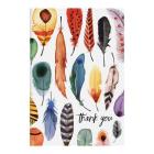 Feathers Parcel Thank You Notecards By Galison Cover Image