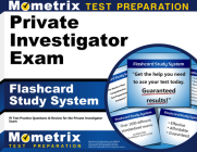 Private Investigator Exam Flashcard Study System: Pi Test Practice Questions & Review for the Private Investigator Exam Cover Image