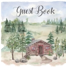 Cabin house guest book (hardback), comments book, guest book to sign, vacation home, holiday home, visitors comment book By Lulu and Bell Cover Image