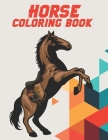 Horse coloring book: Cute Horses Relaxing Coloring Books For Girls. Size Large 8.5 