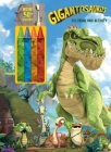 Gigantosaurus: Coloring and Activity Book with Crayons (Coloring & Activity with Crayons) By Delaney Foerster Cover Image