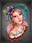 Marked in Ink: A Tattoo Coloring Book Cover Image