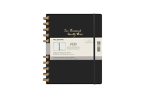 Moleskine 2023 Spiral Planner, 12M, Extra Extra Large, Remake Midnight, Hard Cover (8.5 x 11) By Moleskine Cover Image