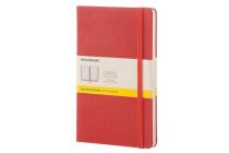 Moleskine Classic Notebook, Large, Squared, Coral Orange, Hard Cover (5 x 8.25) By Moleskine Cover Image