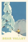 The Vintage Journal Big Snowy Pine Tree and Skier, Bear Valley By Found Image Press (Producer) Cover Image