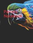 Parrots Notebook: Notebook Large Size 8.5 X 11 Ruled 150 Pages Softcover Cover Image
