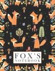 Fox Notebook: Notebook / Journal / Diary / Notepad, Fox Lover Gifts (Lined, 21.59 x 27.94 cm) Cover Image