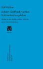 Johann Gottfried Herders Kulturentstehungslehre (Studien Zum Achtzehnten Jahrhundert #19) By Ralf Häfner Cover Image