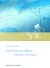 Transformation Index 2016: Political Management in International Comparison By Bertelsmann Stiftung Cover Image