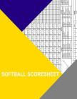 Softball Scoresheet By Thor Wisteria Cover Image